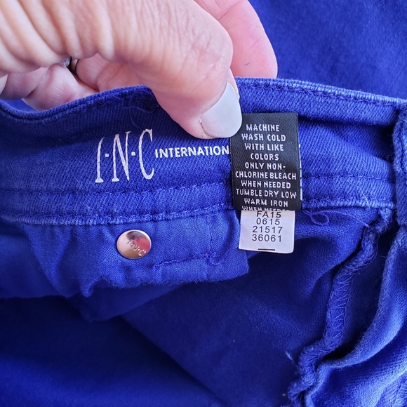 INC Skinny Leg Regular Fit Crop Size 10 - Picture 4 of 7